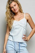 POL Floral Ribbed Knit Cami