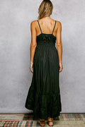 POL Tassel Tie Midi Dress