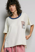 POL American Flag Cotton Top