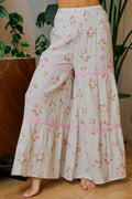 BiBi Rose Printed Gauze Maxi Pants