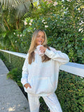 Shades Of Blue Quilted Pastel Hoodie