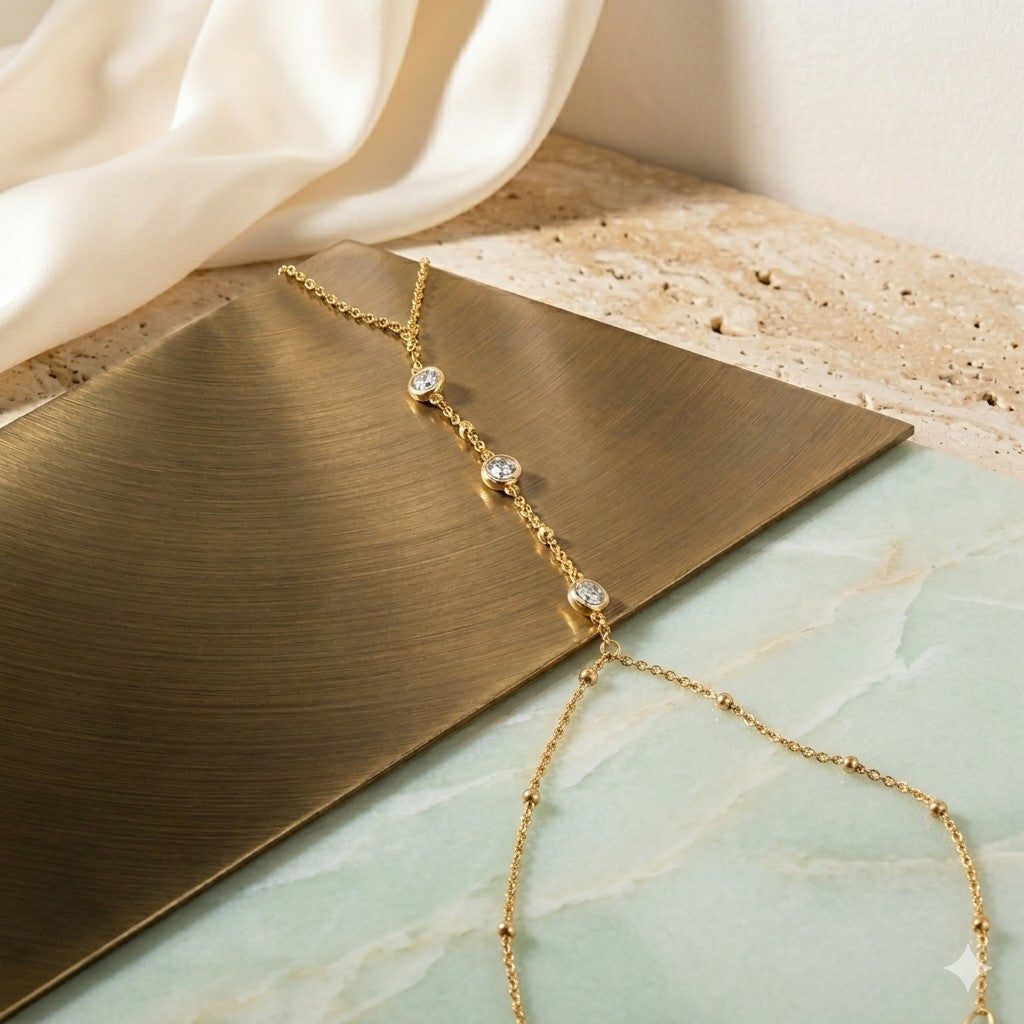 Luna Dainty Gold Bracelet