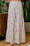 BiBi Rose Printed Gauze Maxi Pants