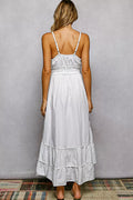 POL Tassel Tie Midi Dress