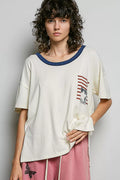 POL American Flag Cotton Top