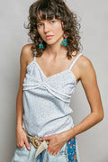 POL Floral Ribbed Knit Cami