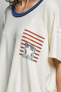 POL American Flag Cotton Top