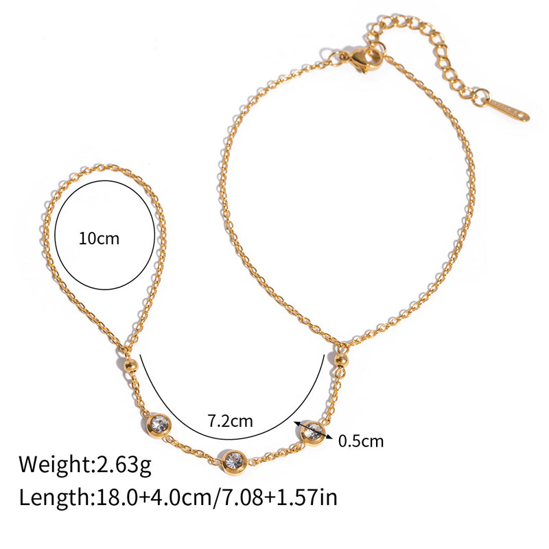 Luna Dainty Gold Bracelet
