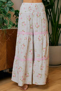 BiBi Rose Printed Gauze Maxi Pants
