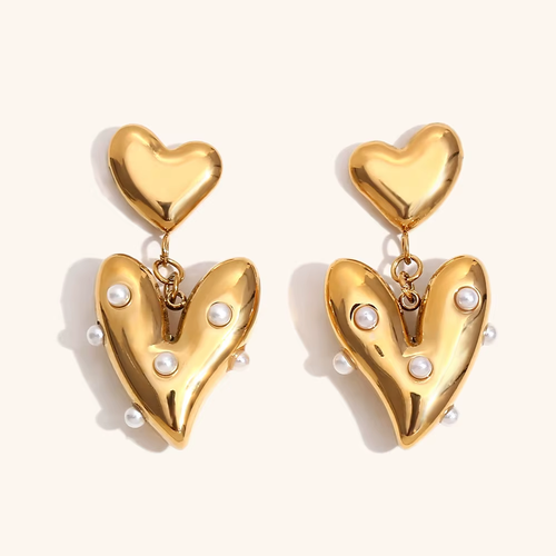 Amara Pearl Heart Drops