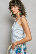 POL Floral Ribbed Knit Cami