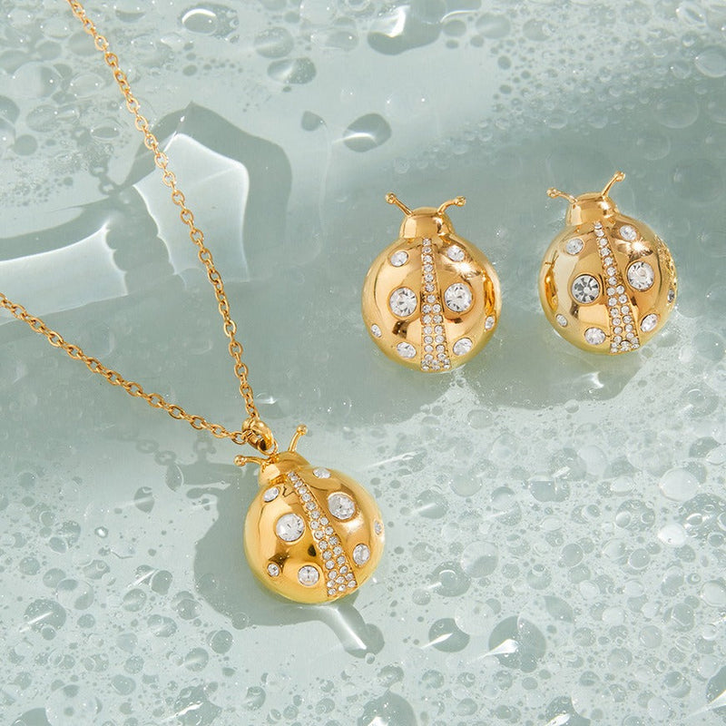 Lucky Charm Necklace & Earrings Set
