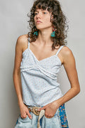 POL Floral Ribbed Knit Cami