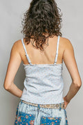 POL Floral Ribbed Knit Cami