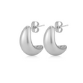 Golden Dome Huggie Earrings