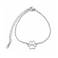 Golden Paw Charm Bracelet
