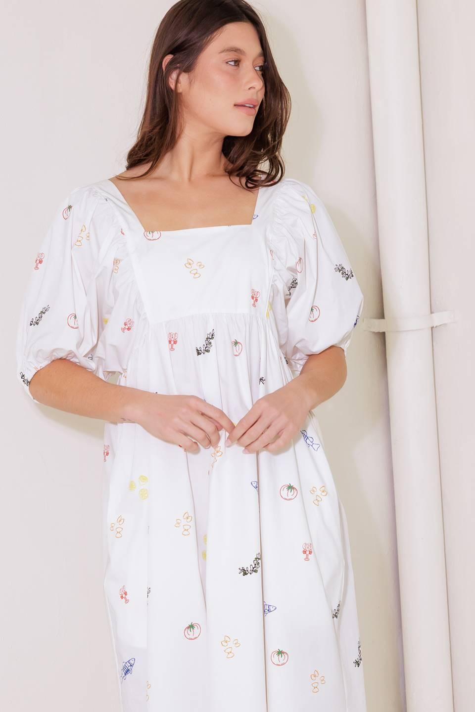 The World is Yours Midi Dress