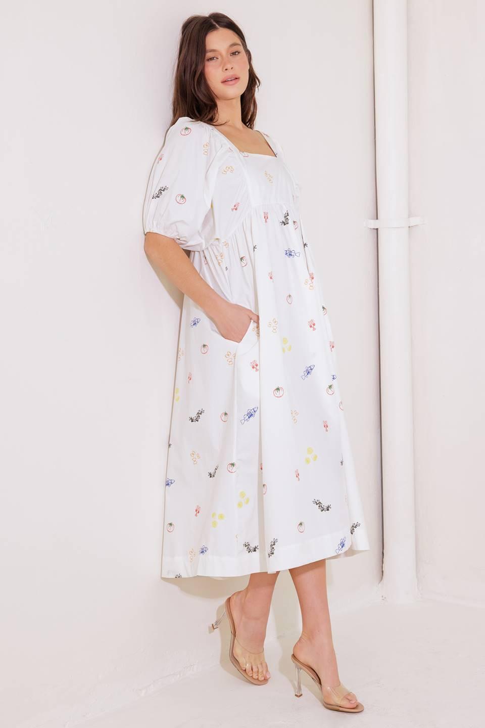 The World is Yours Midi Dress