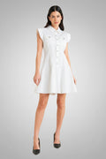 Confidently Yours White Mini Dress