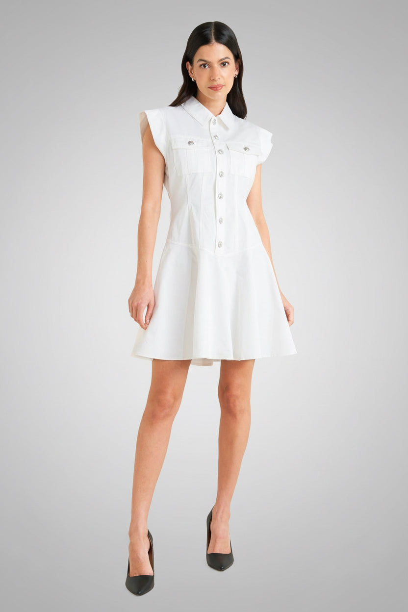 Confidently Yours White Mini Dress