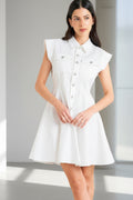 Confidently Yours White Mini Dress