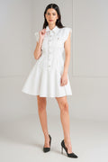Confidently Yours White Mini Dress