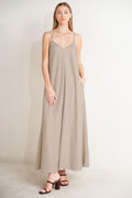 Seaside Silhouette Midi Dress