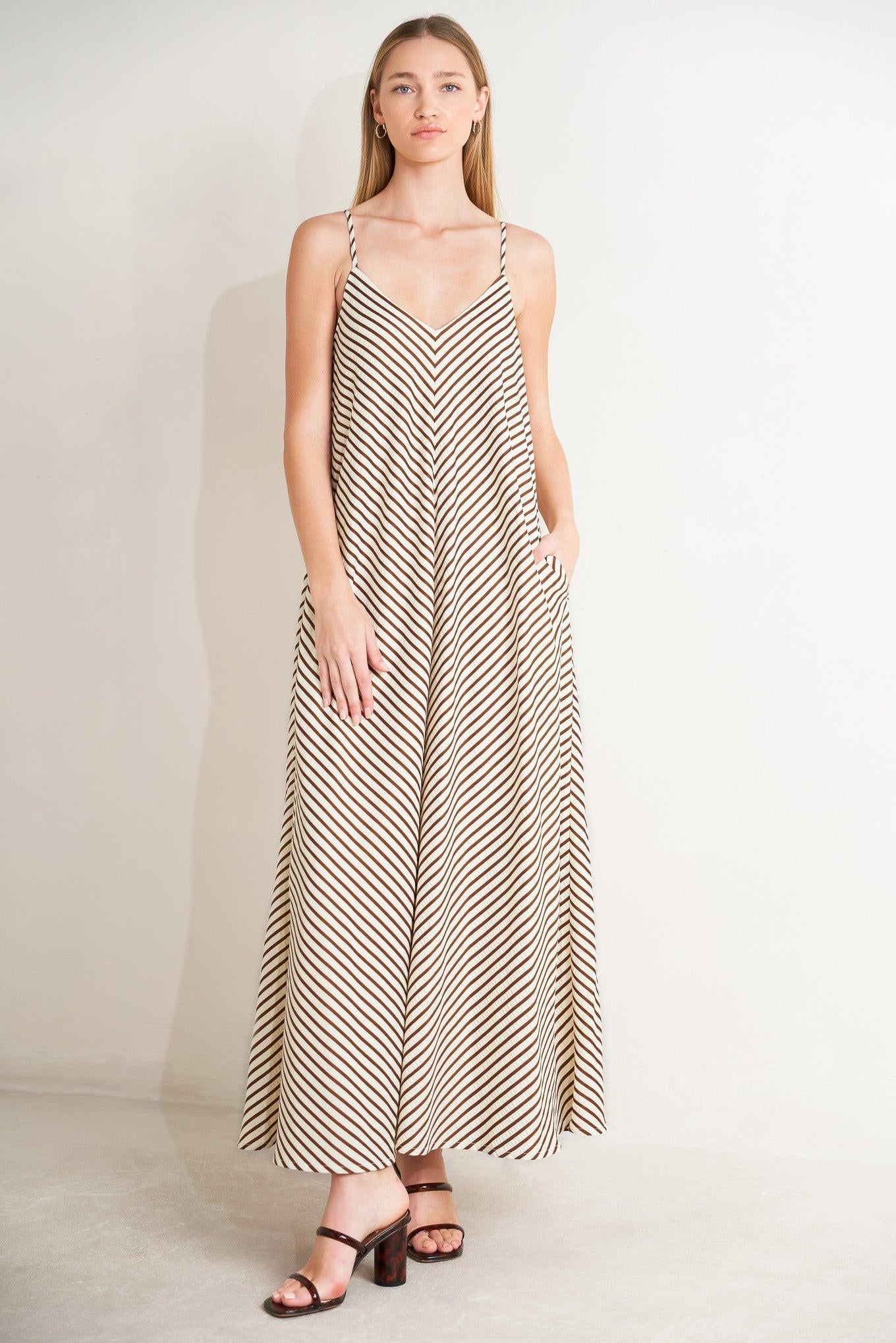 Seaside Silhouette Midi Dress