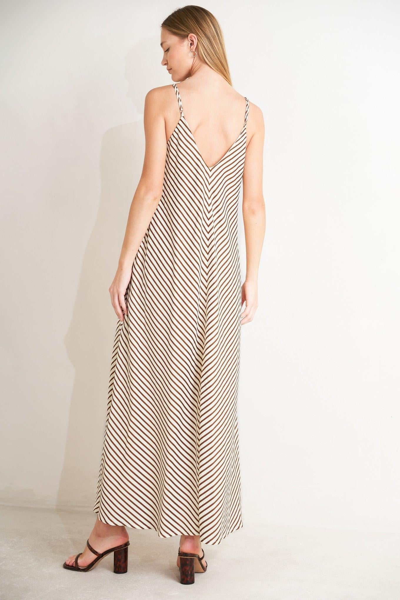 Seaside Silhouette Midi Dress