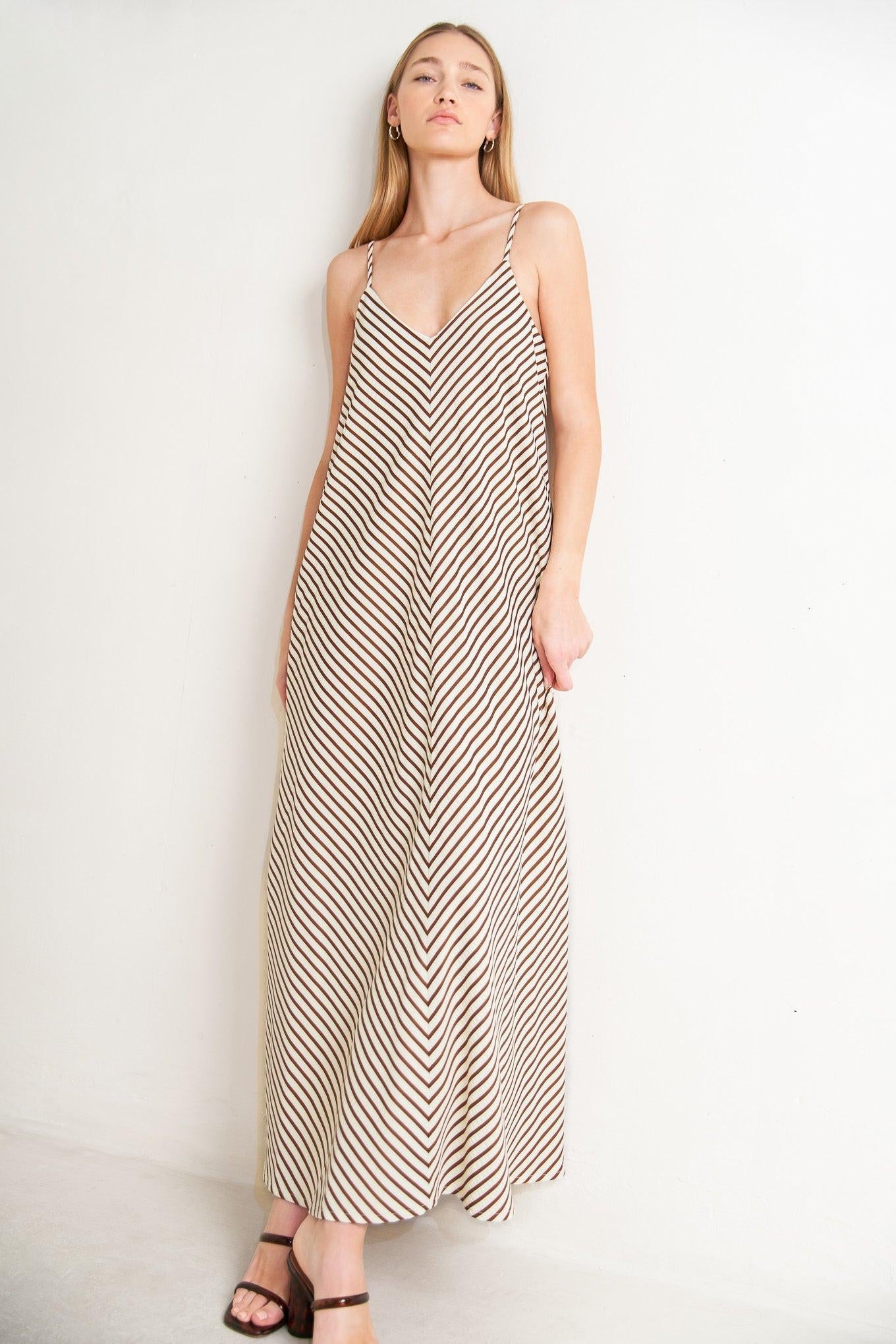 Seaside Silhouette Midi Dress