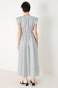 Whisper Stripe Midi Dress