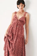 Twilight Rosette Maxi Dress