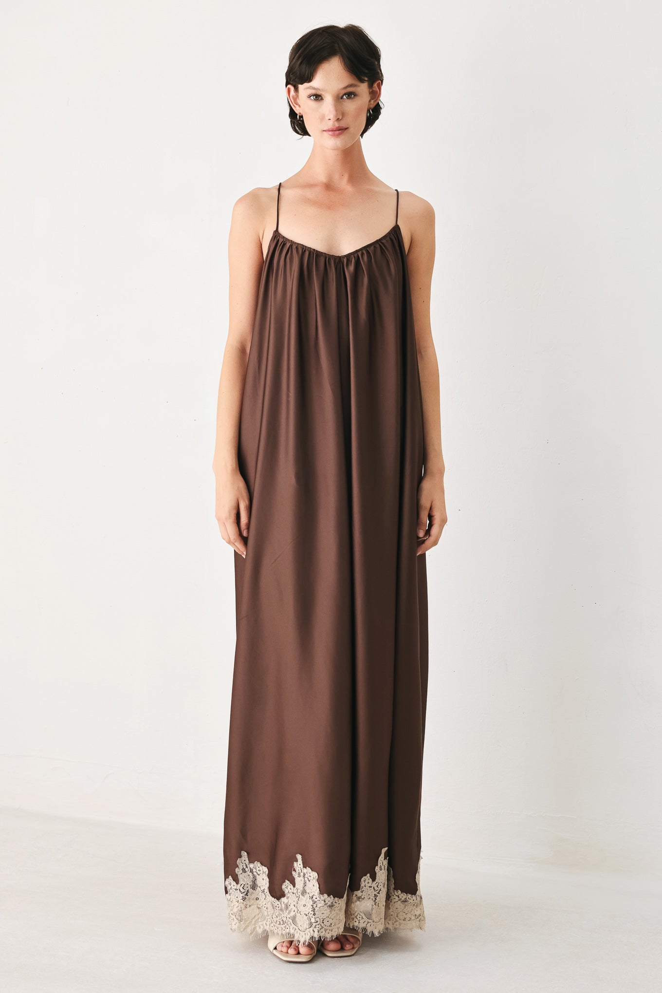 Truffle Dream Midi Slip Dress