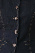 Flying Tomato Contrast Stitch Denim Vest