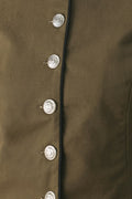 Women's Olive Cropped Utility Jacket