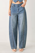 Western Muse Denim Ballon Pants