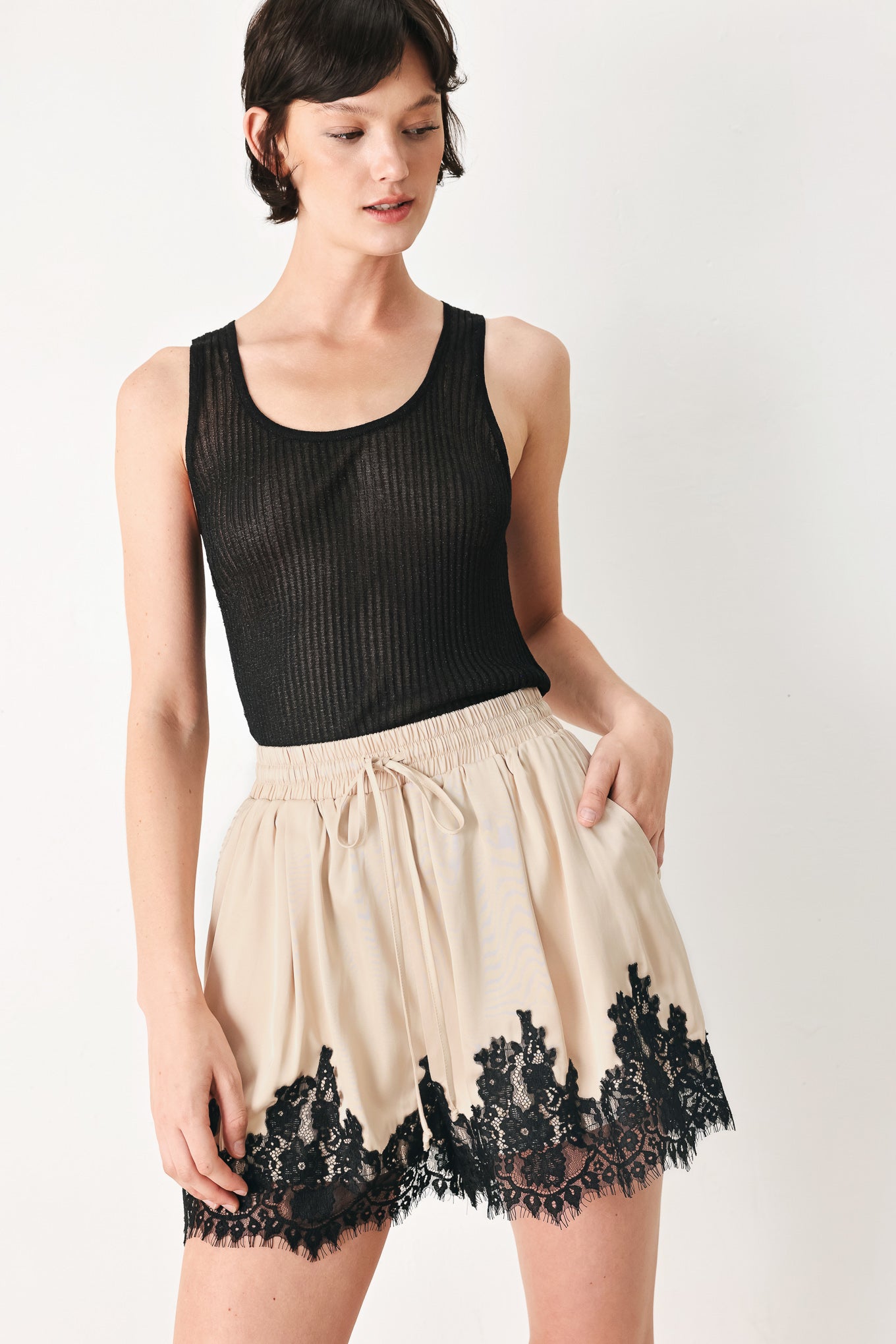 Rodeo Romance Lace Shorts
