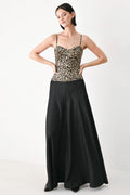 Women’s Leopard Print Corset Bustier Top