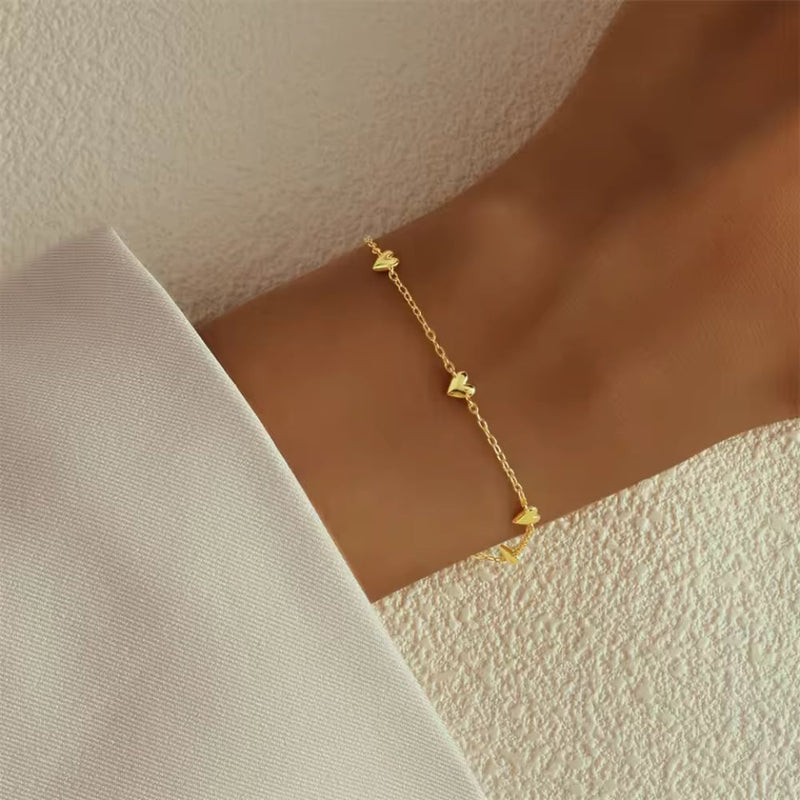 Forever Yours Heart Charm Bracelet