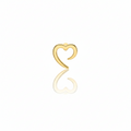 Seraphina Minimalist Heart Studs