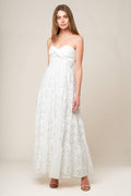 Wishing Well White Lace Maxi Dress