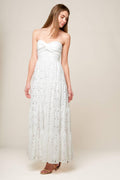 Wishing Well White Lace Maxi Dress