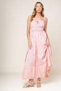 Gia Peony Pink Maxi Dress