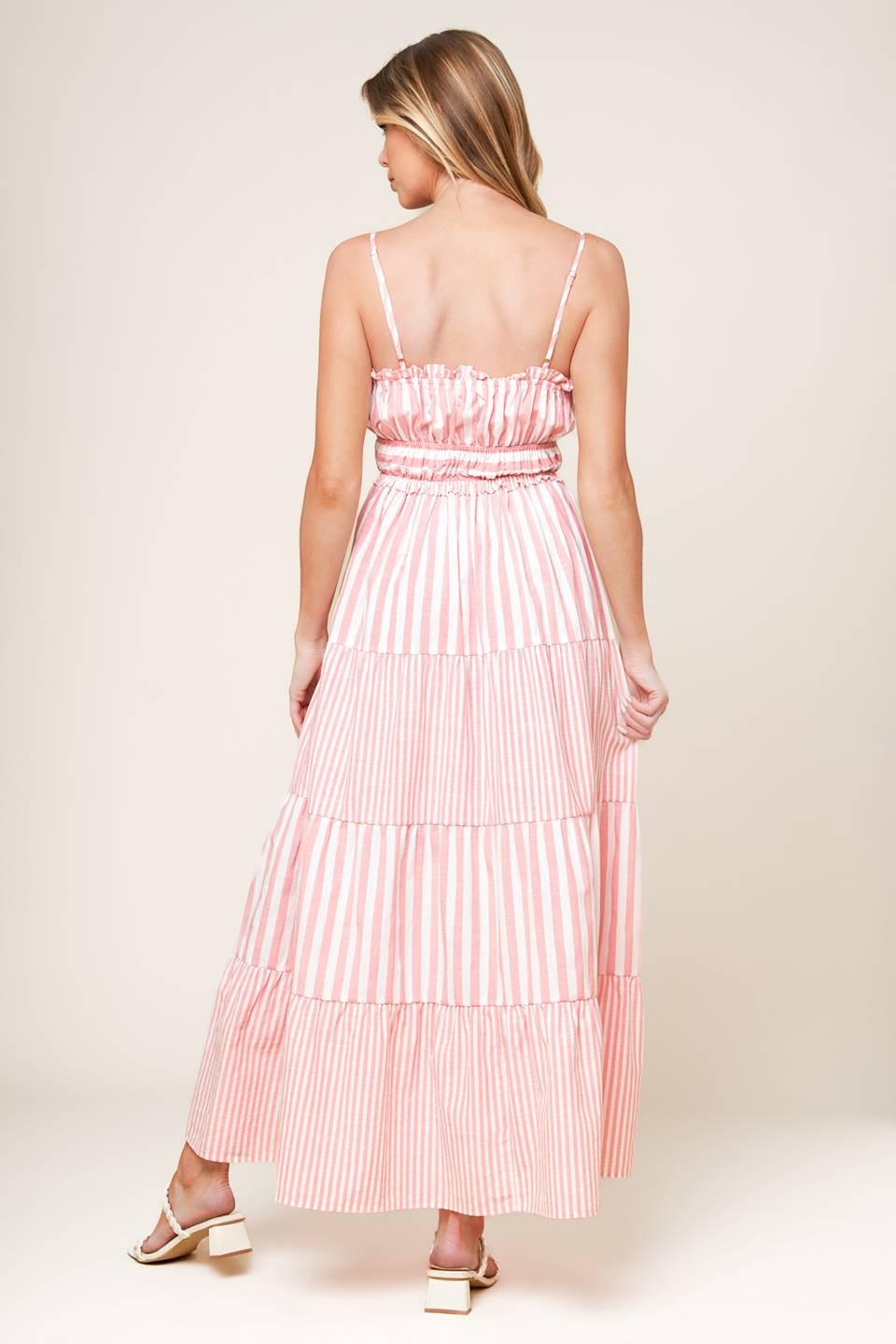 Gia Peony Pink Maxi Dress