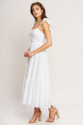 Sweet Escape Eyelet Midi Dress