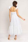 Sweet Escape Eyelet Midi Dress