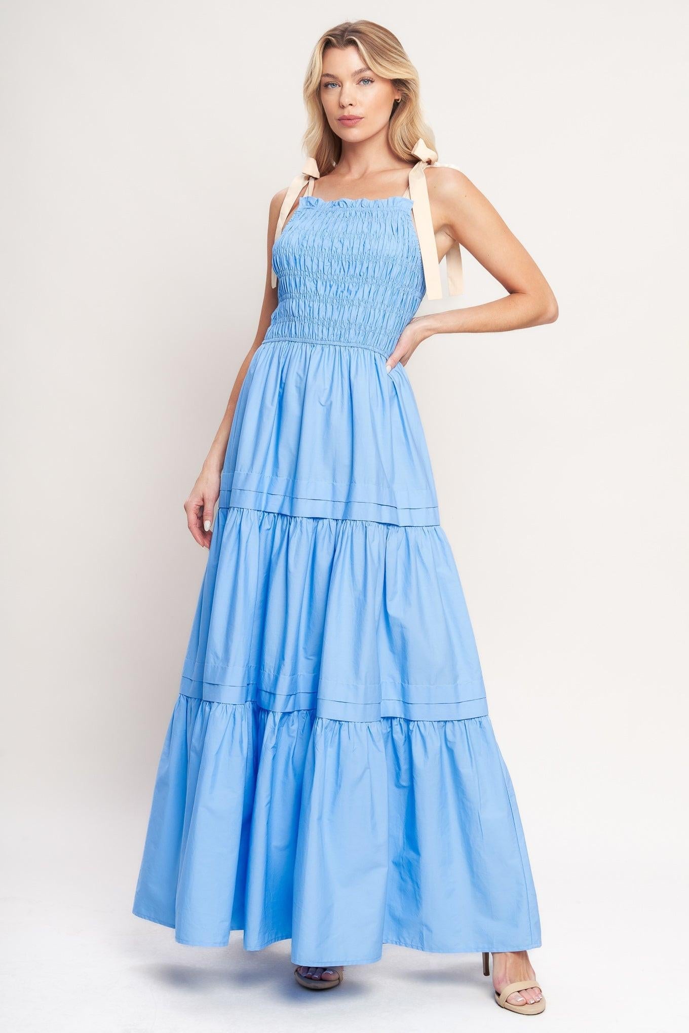 Sweet Serenety Tiered Maxi Dress