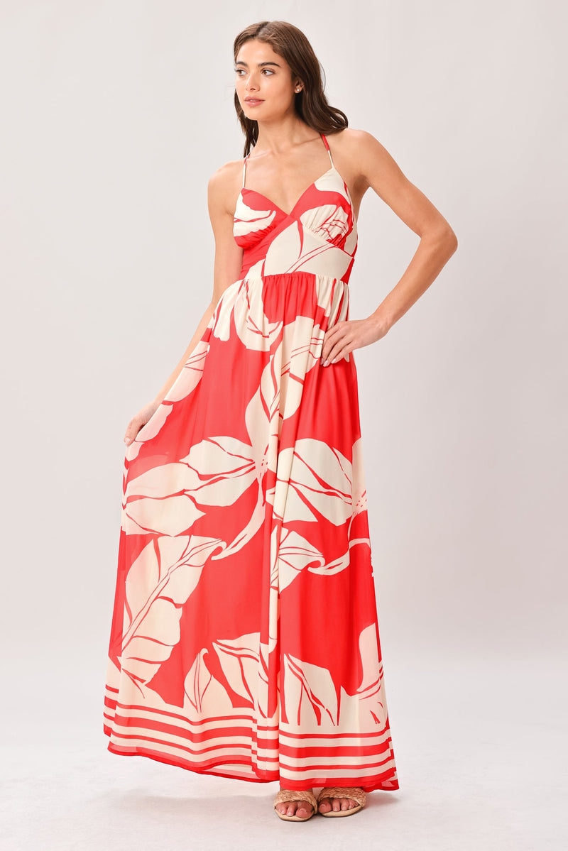 Heat Bloom Maxi Dress