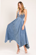 Sweet Embrace Denim Dress