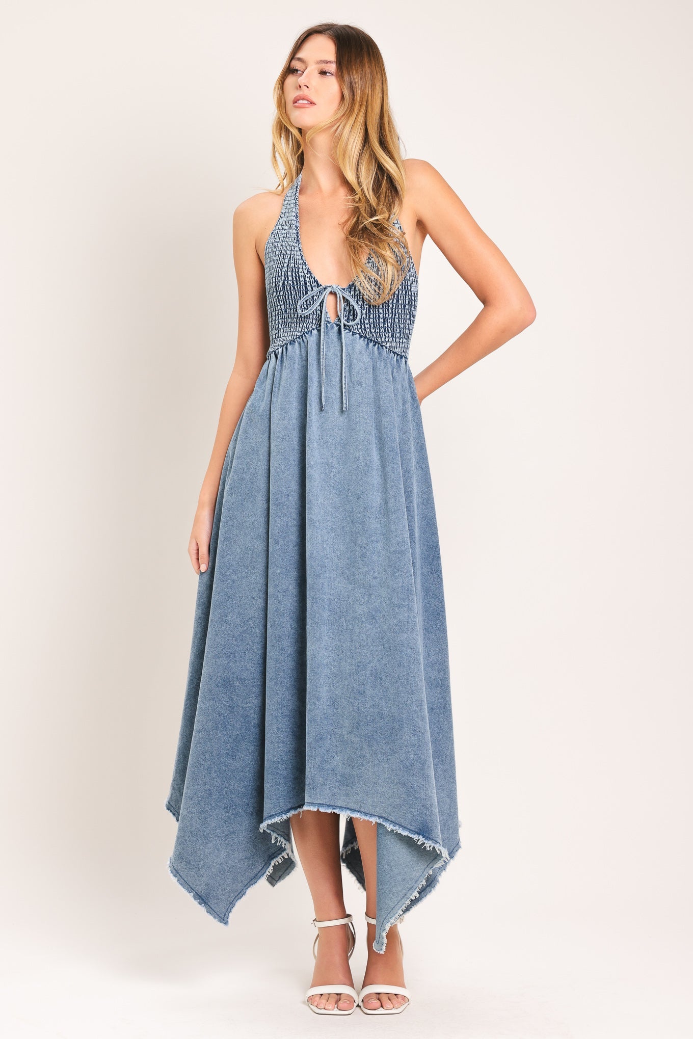 Sweet Embrace Denim Dress